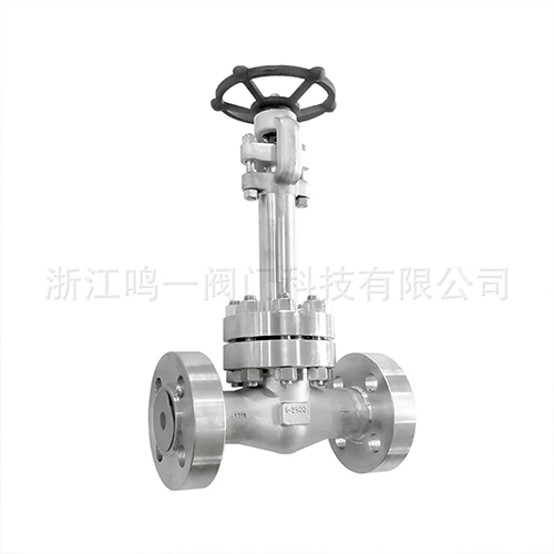 Ultra-low temperature and high pressure central bolted flange flange gate valve